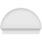 Ekena Millwork Half Round Smooth Architectural Grade PVC Combination Pediment, 34"W x 23-3/4"H x 2-3/4"P PEDPC034X240HRO00 - alternate 2